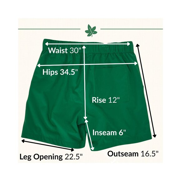 Original Use Men’s Green Swim Trunks Size S - Picture 4 of 7